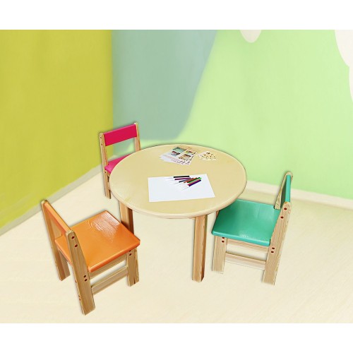 Комплект для детской комнаты Ирель (столик + 3 стульчика)