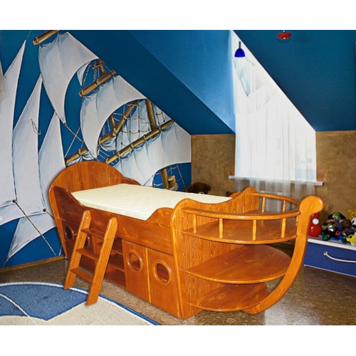 Одноярусная кровать "Кораблик" Ирель
