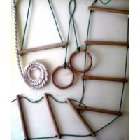 Веревочный набор Ирель (кольца, канат, лесенка, трапеция)