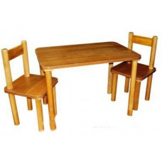 Комплект: стол и 2 стульчика Руди Дерево