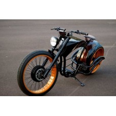 Электровелосипед Breitbau Custom-Bike Черно/оранжевый