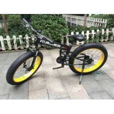 Электровелосипед Hummer ELECTROBIKE FOLDABLE Черно-желтый