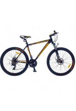Велосипед Optima 26" Thor AM DD Al рама-19" Черно-желтый