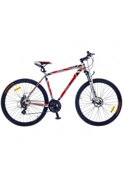 Велосипед Optima 29" Bigfoot AM Vbr Al рама-21" Бело-красный