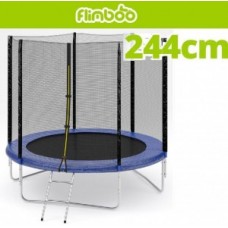 Батут Flimboo 244 см с внешней сеткой + лестница
