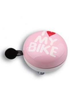 Дзвінок Green Cycle GCB-1058S I love my bike Рожевий
