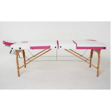 Массажный стол RelaxLine Colibri Бело-розовый