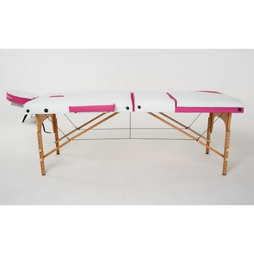 Массажный стол RelaxLine Colibri Бело-розовый