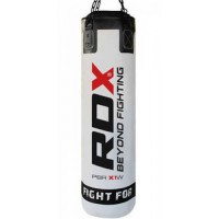 Боксерский мешок RDX Leather White 1,5 м