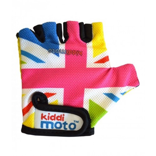 Перчатки детские Kiddi Moto Британский флаг в цветах радуги