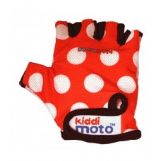 Перчатки детские Kiddi Moto Красные в белый горошек