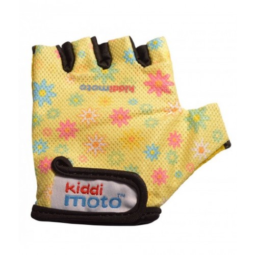 Перчатки детские Kiddi Moto Жёлтые с цветами