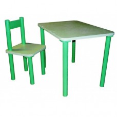 Комплект: стол и стульчик Руди Зеленый