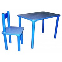 Комплект: стол и 2 стульчика Руди Цветной