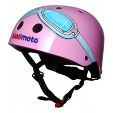 Шлем детский Kiddi Moto Розовый Очки пилота