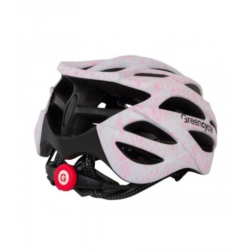 Шлем Green Cycle Alleycat Cеро-розовый