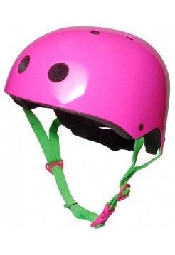 Шлем детский Kiddi Moto Неоновый розовый