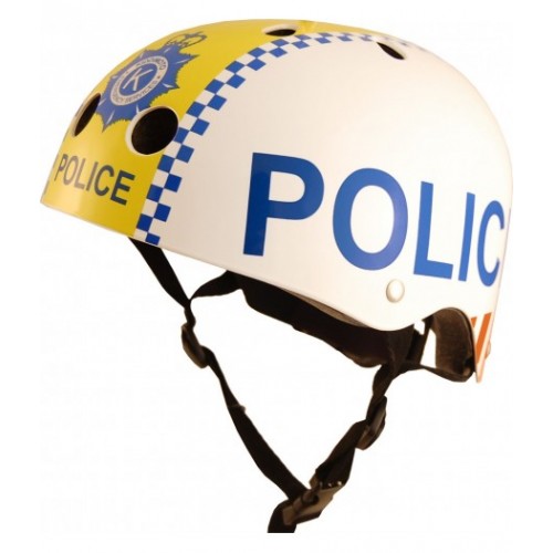 Шлем детский Kiddi Moto Белый Полиция
