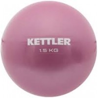 Мяч утяжеленный для Пилатеса Kettler 1,5 кг  бордовый