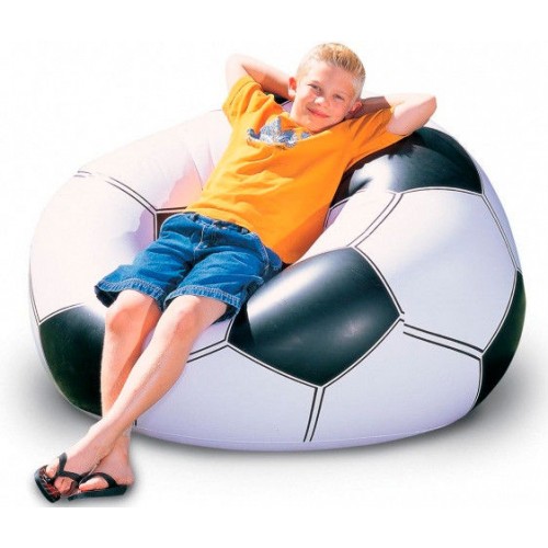 Надувное кресло "Футбольный мяч" Intex 68557