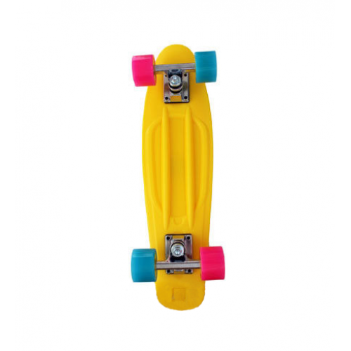 Скейт Penny Board-22 желтый Explore (Amigo Sport)
