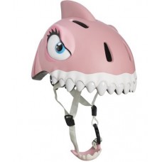 Шлем велосипедный Crazy Safety Розовая Акула New