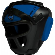Боксерский шлем тренировочный RDX Guard Blue XL