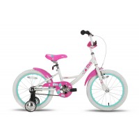 Велосипед 18" Pride Mia бело-розовый глянцевый 2016