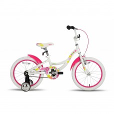 Велосипед 18" Pride Amelia бело-розовый глянцевый 2016