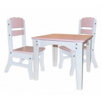 Комплект: стол и два стулья Бабочка Babygrai