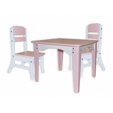 Комплект: стол и два стулья Розовый Фламинго Babygrai