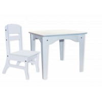 Комплект: стол и стул из сосны Ласка Babygrai