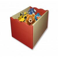 Ящик для игрушек на колесиках бежевый Babygrai