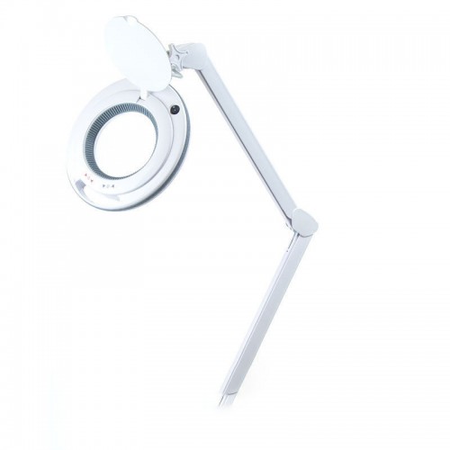 Лампа - лупа 6017-H LED 3D настольная (3 диоптрии) Белая