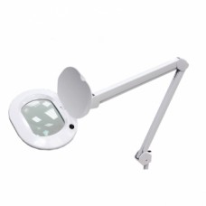 Лампа - лупа 6028 LED 3D настольная (3 диоптрии) Белая